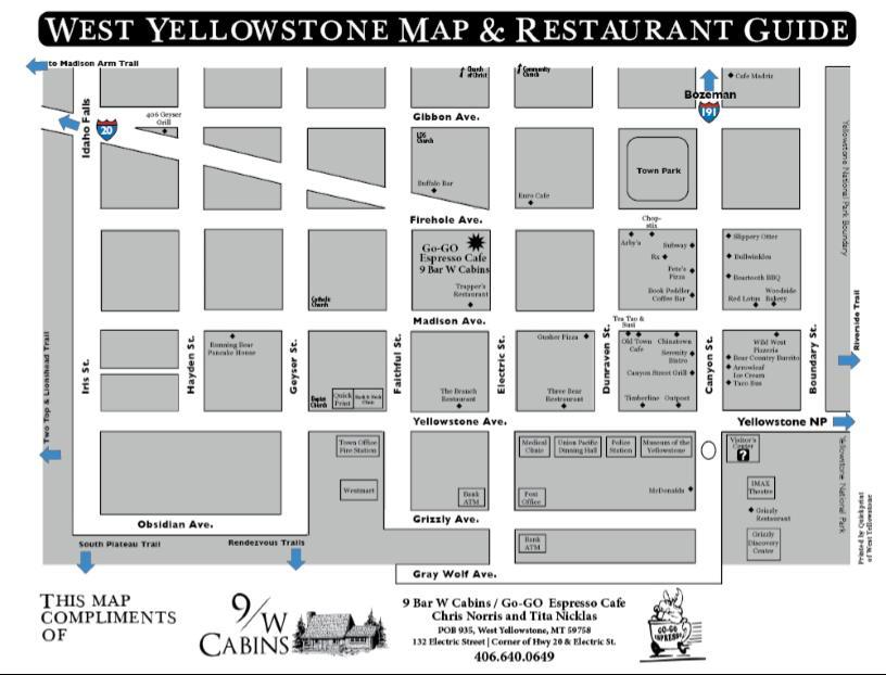 9 Bar W Cabins West Yellowstone Εξωτερικό φωτογραφία